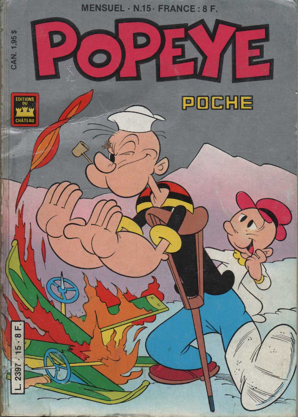 Scan de la Couverture Popeye Poche n 15